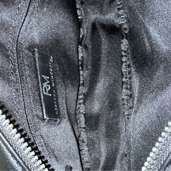 Rebecca Minkoff Black Studded Crossbody Bag Small EUC - Picture 8 of 11